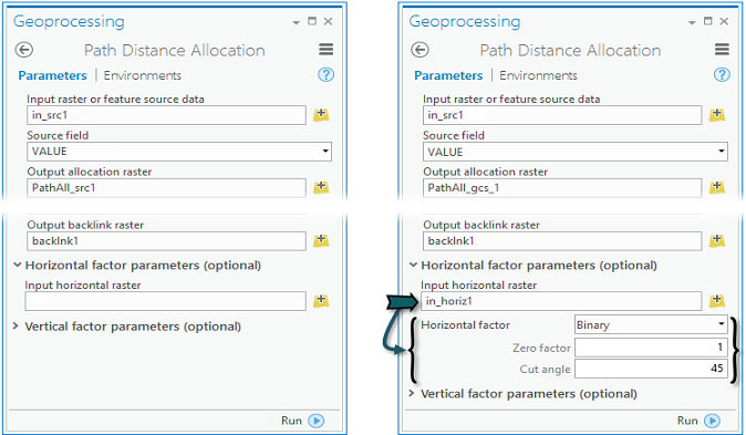 Contextual tool parameter