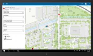 Collector for ArcGIS on Windows 10 Tablet
