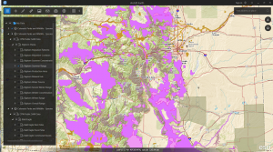 Species ranges from Colorado Parks & Wildlife