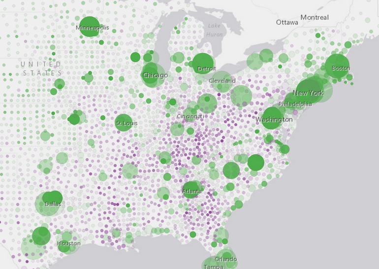 Visual variables reveal stunning spatial patterns