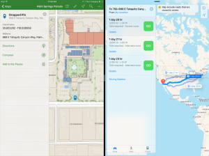 Side panel and split screen