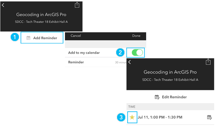 Add a reminder to your calendar