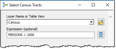 Model tool selecting features