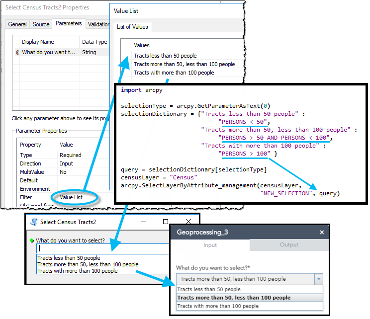 Build a script tool that takes the guess work out of using the service