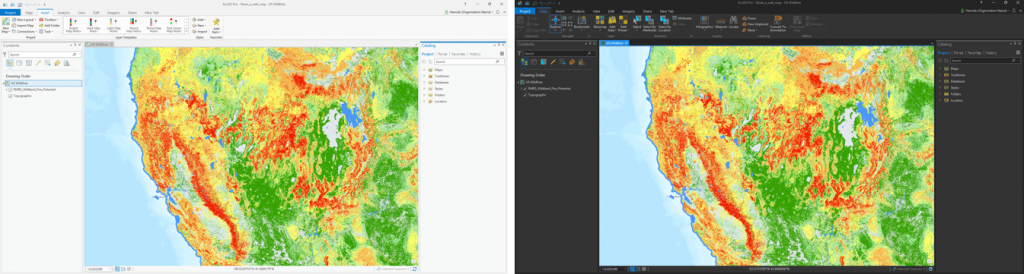 Light and dark theme