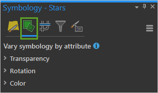 Vary symbology by attribute tab