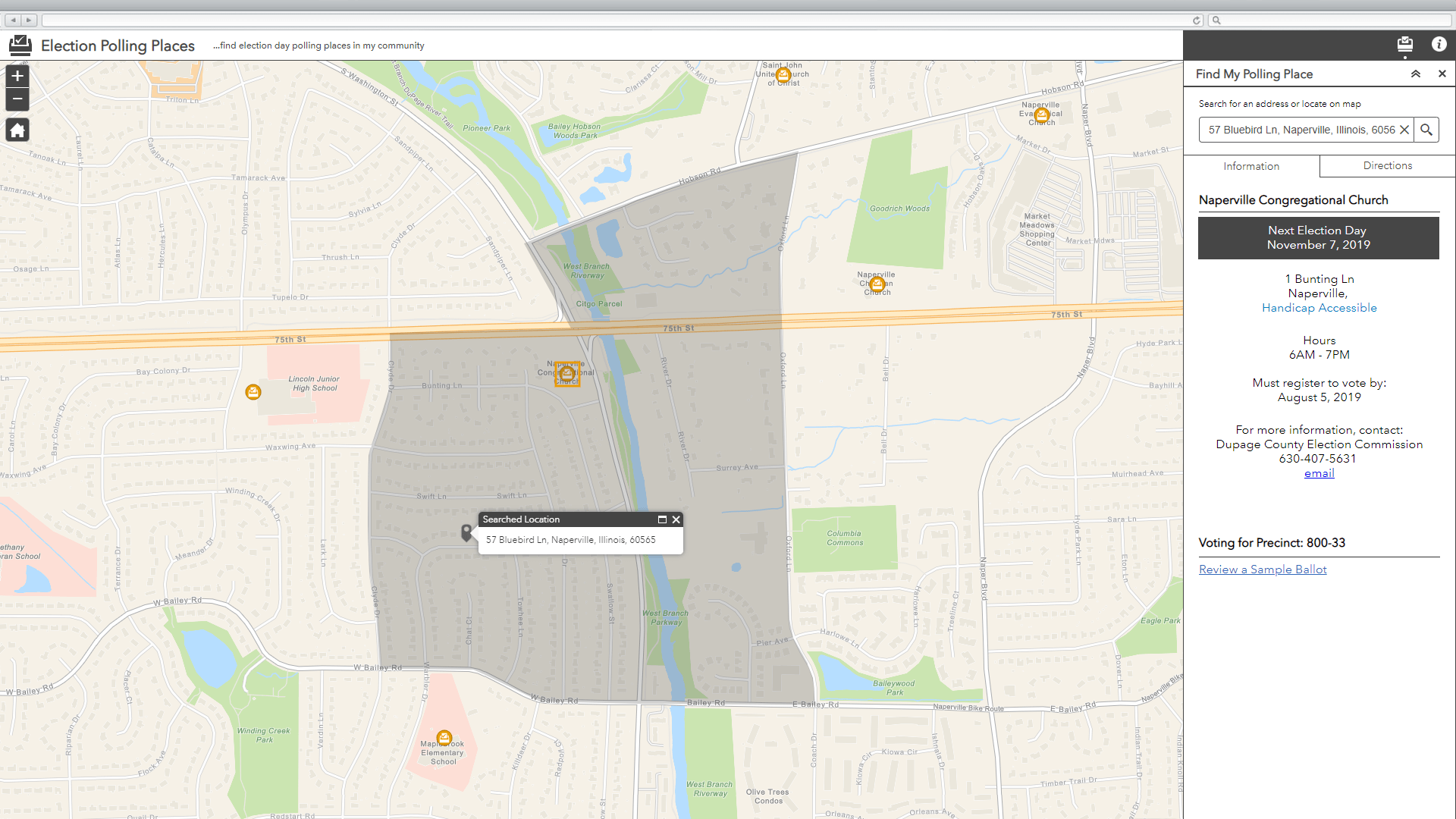 Voting Center Location
