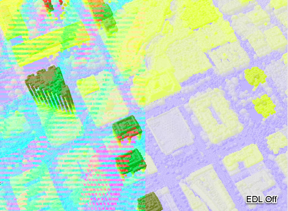 Figure 7 Commercial area of San Diego with EDL off