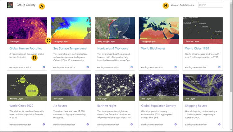 Minimal Gallery components