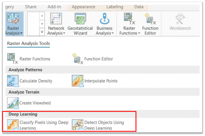 ArcGIS Pro client to invoke deep learning on ArcGIS Enterprise