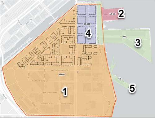 Zoning types assigned
