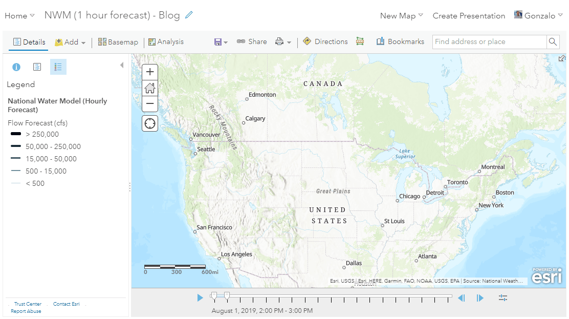 National Water Model Forecast