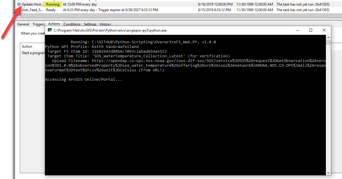 Running Scheduled Task