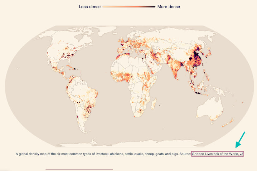 A rectangle appears on a hyperlink in a story photo caption