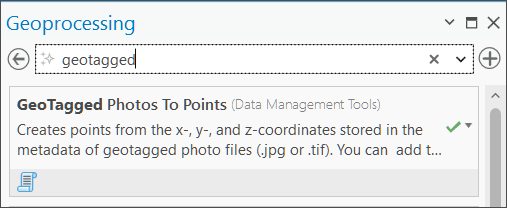 GeoTagged Photos To Points