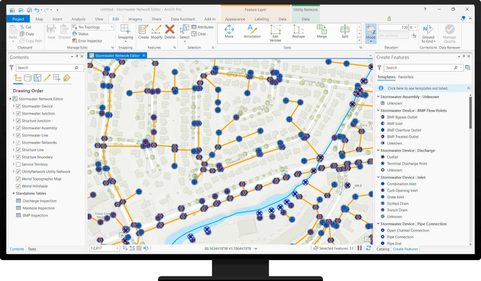 Stormwater Editor Map