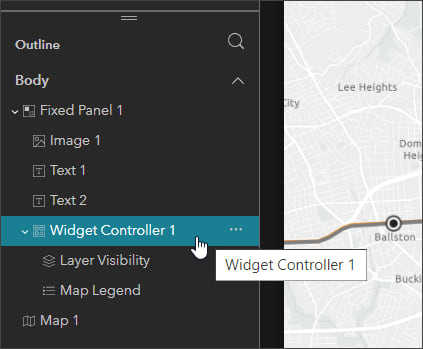 Select widget controller