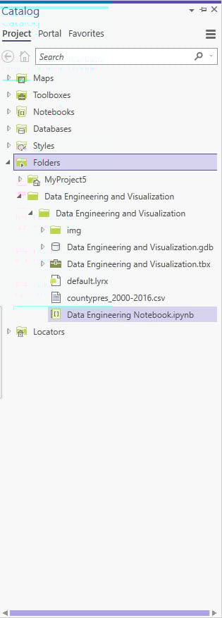 Adding an existing notebook to ArcGIS Pro 2.5