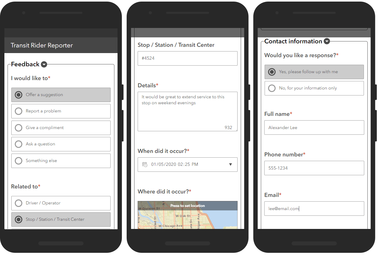 Transit Ride Reporter