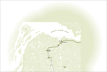120 km buffer with a 200 pt fade