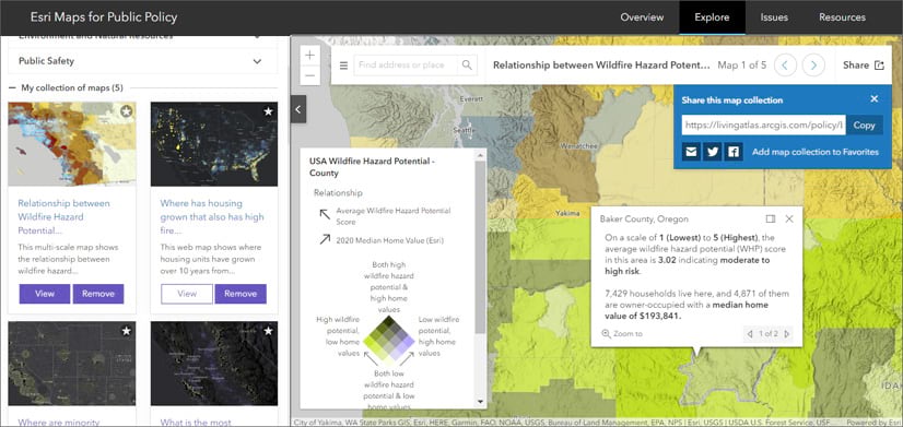 Esri Maps for Public Policy