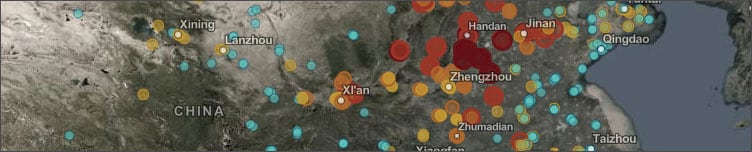 Recent Conditions in Air Quality (PM2.5)