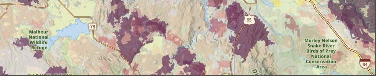 USA Fire Burned Areas