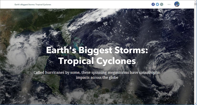 ArcGIS StoryMap