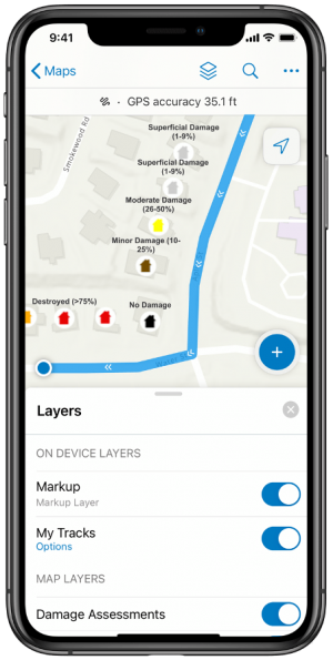 Track locations in Field Maps