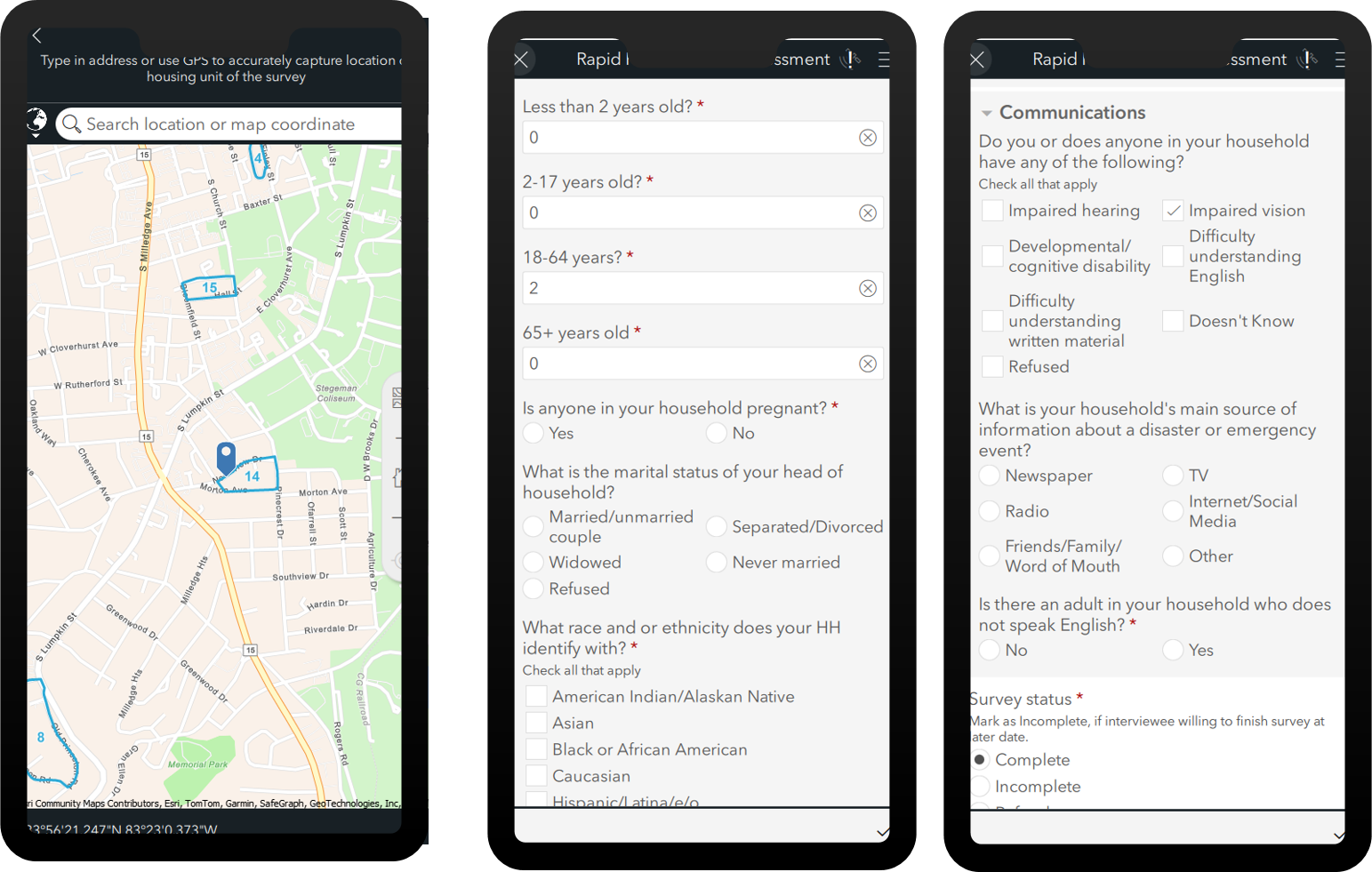 Rapid Needs Assessment Survey