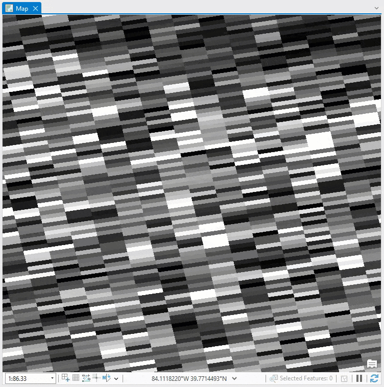Creating square pixels using multiple looks in ArcGIS Image Analyst.