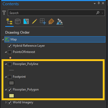 Layers that should be added