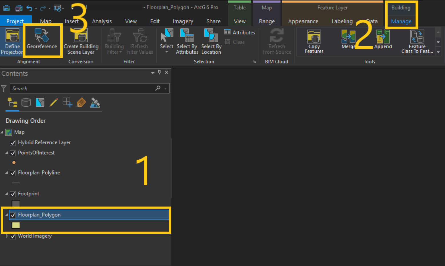 Steps to Georeference