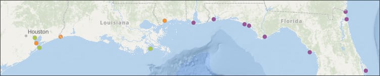 U.S. High Tide Flooding Projection Scenarios