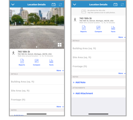 Image preview for a site