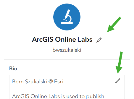 Edit your profile