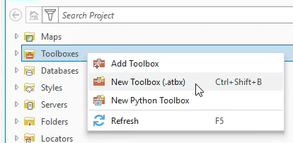 Create a new toolbox