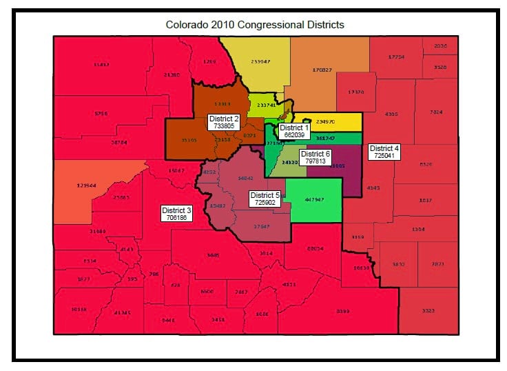 Printed thematic map