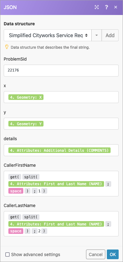 Create service request