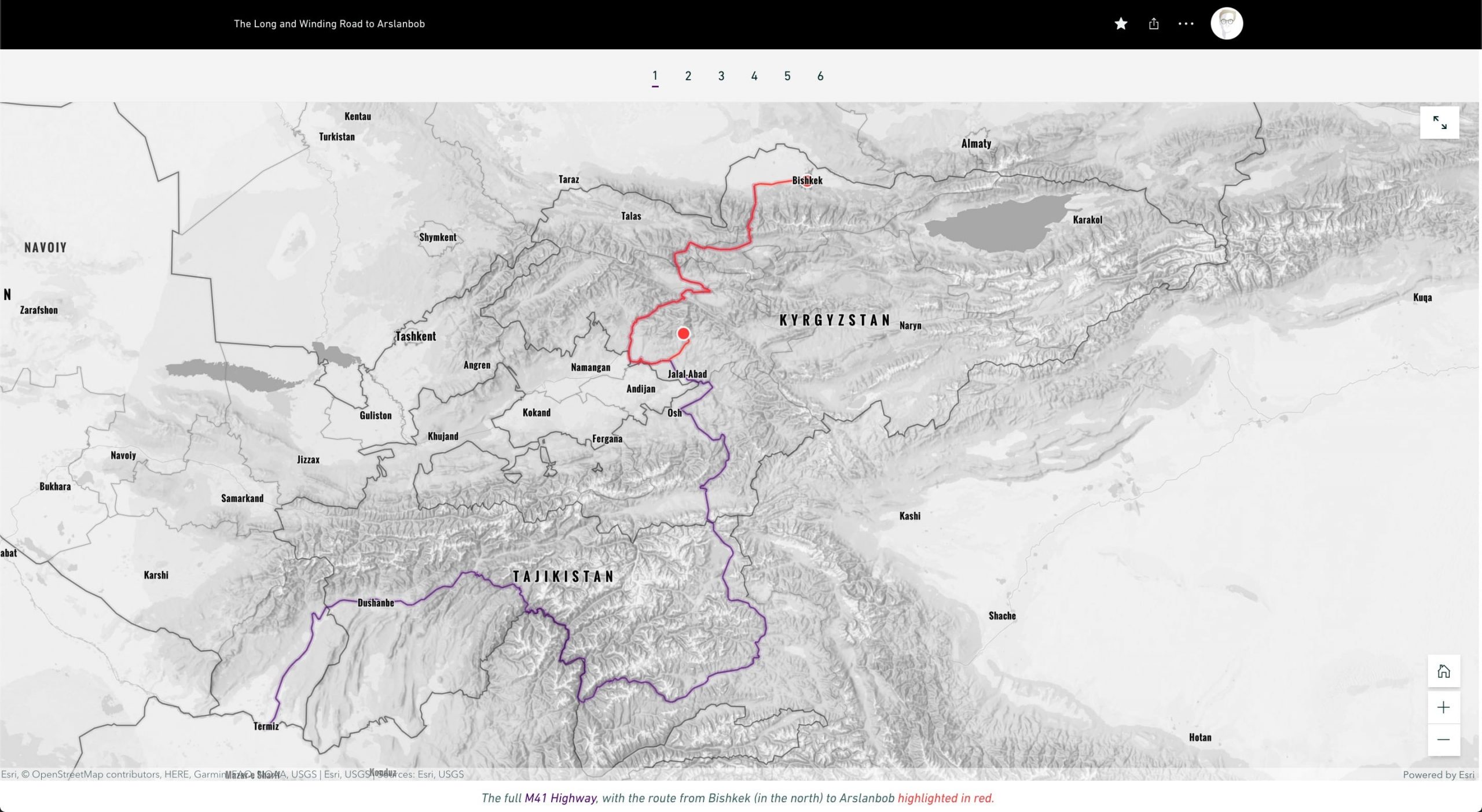 Monochrome Topography basemap style