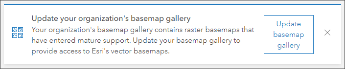 Update basemap gallery