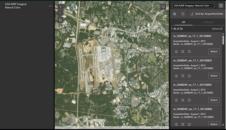 Image Collection Explorer in Experience Builder