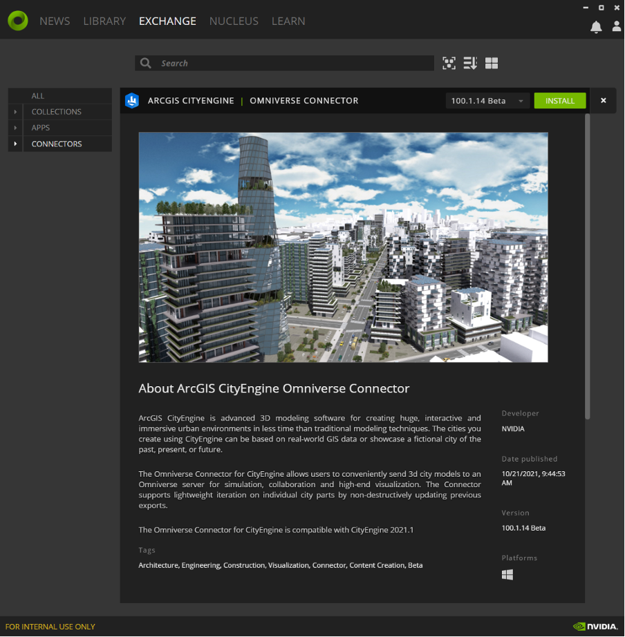 Omniverse Connector for CityEngine