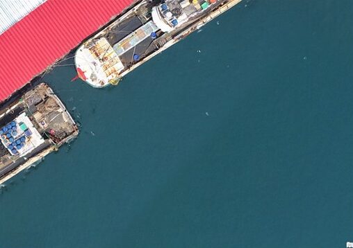 Results of a waterbody mask