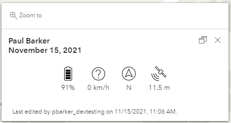 location tracking pop-up