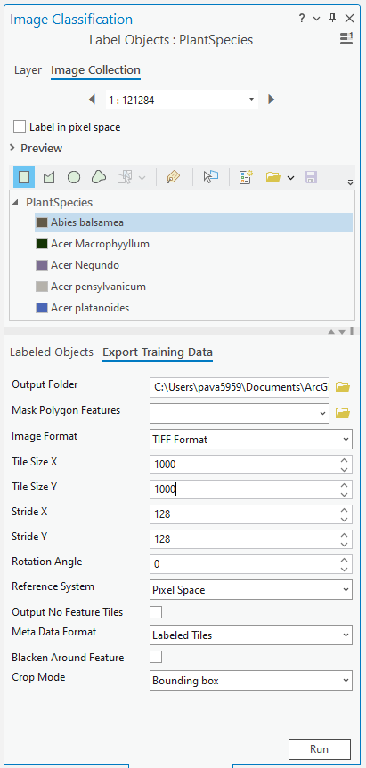 Label Objects for Deep Learning - Export Training Data