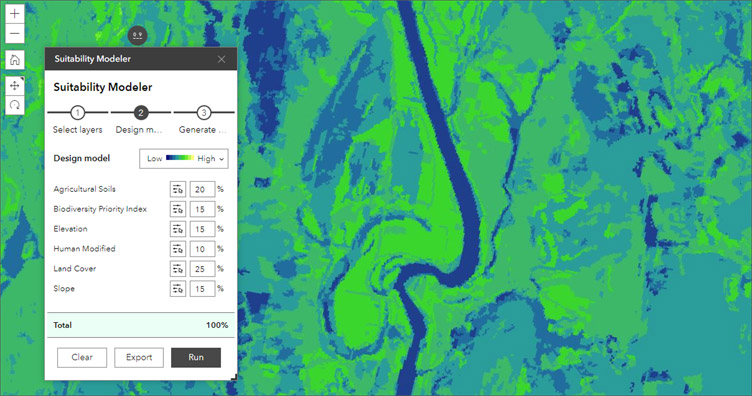 Experience Builder Suitability Modeler