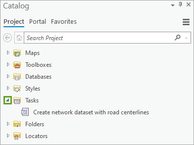Tasks folder expanded Tasks folder expanded
