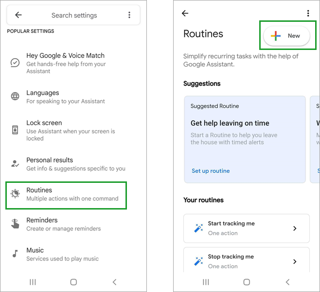 Create a new routine