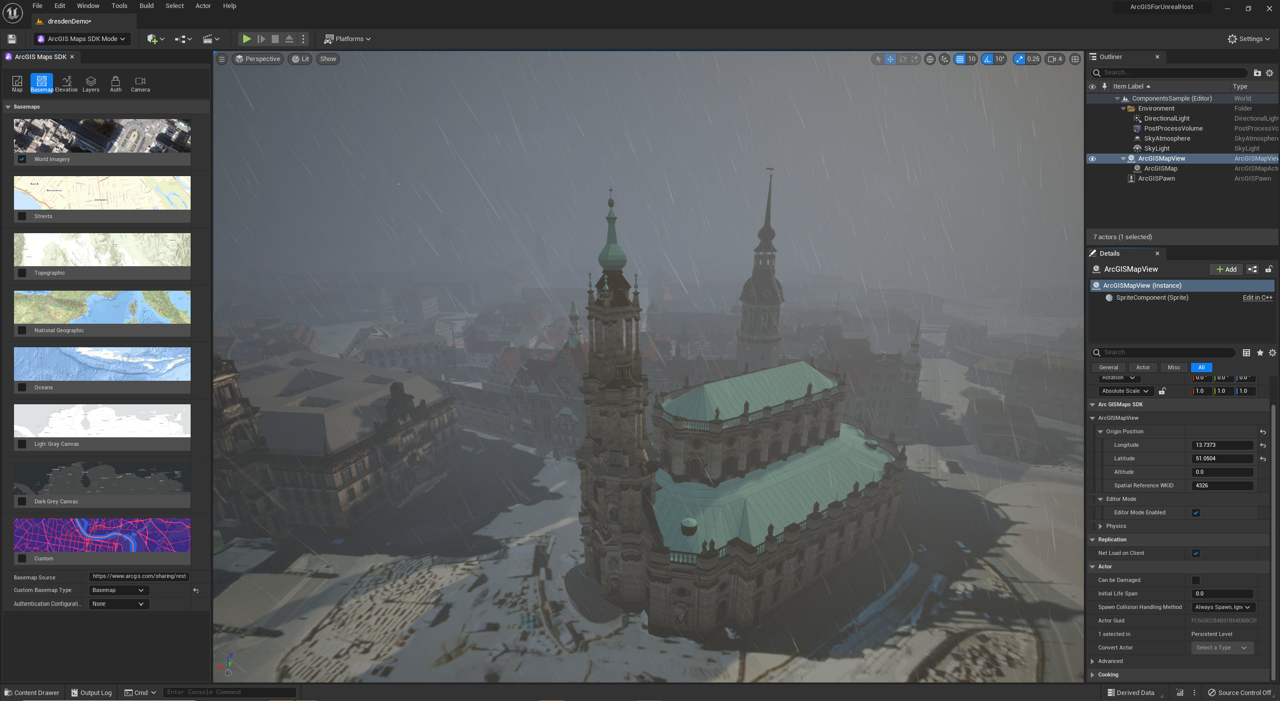 ArcGIS Maps SDK for Unreal Engine 5